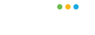 The word modius in sleek white lowercase letters on a light gray background, with i and u dots highlighted in green, orange, and blue.
