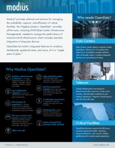 Modius One Sheet pdf