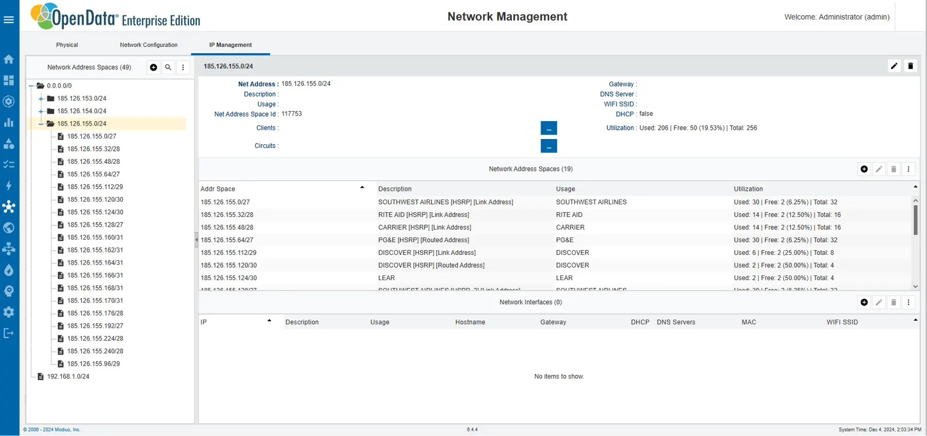 Data Center Management Diagram